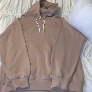 Plain tan sweatshirt
